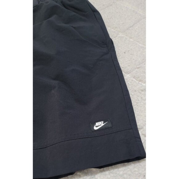 Nike Mens Black Drawstring‎ Shorts With Pockets Elastic Waist Mesh Lined Size XL - Picture 5 of 10